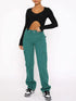 'Wisteria' High Waisted Cargo Pants - Celes Fashion